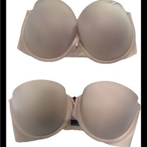 Victoria’s Secret 32 DD 2 Bras Nude and Light Skin Pink
